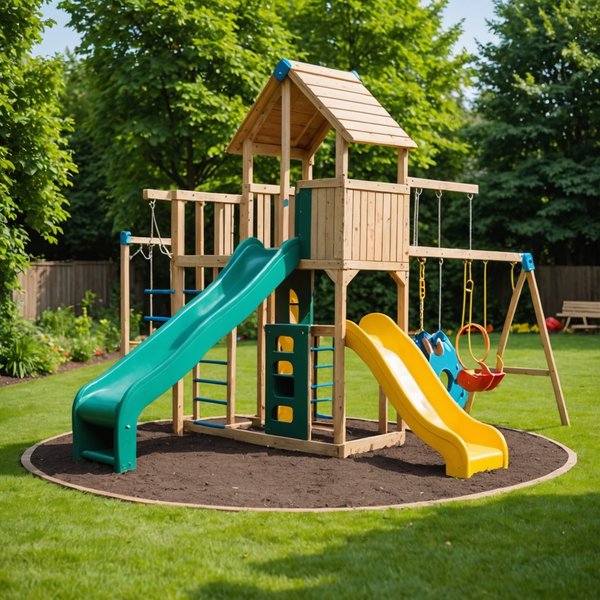 Comment créer une zone de jeux pour enfants avec des matériaux recyclés dans votre jardin ?